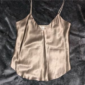 100% Real Silk Top Size Small